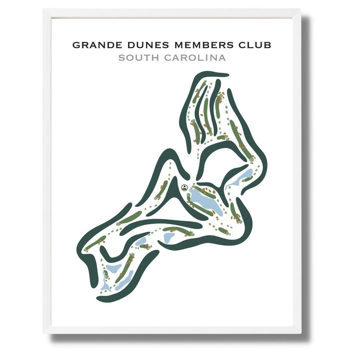 Grande Dunes Members Club, South Carolina - Printed Golf Courses - Golf Course Prints