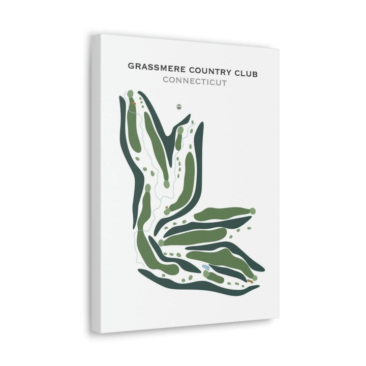 Grassmere Country Club, Connecticut - Printed Golf Courses - Golf Course Prints