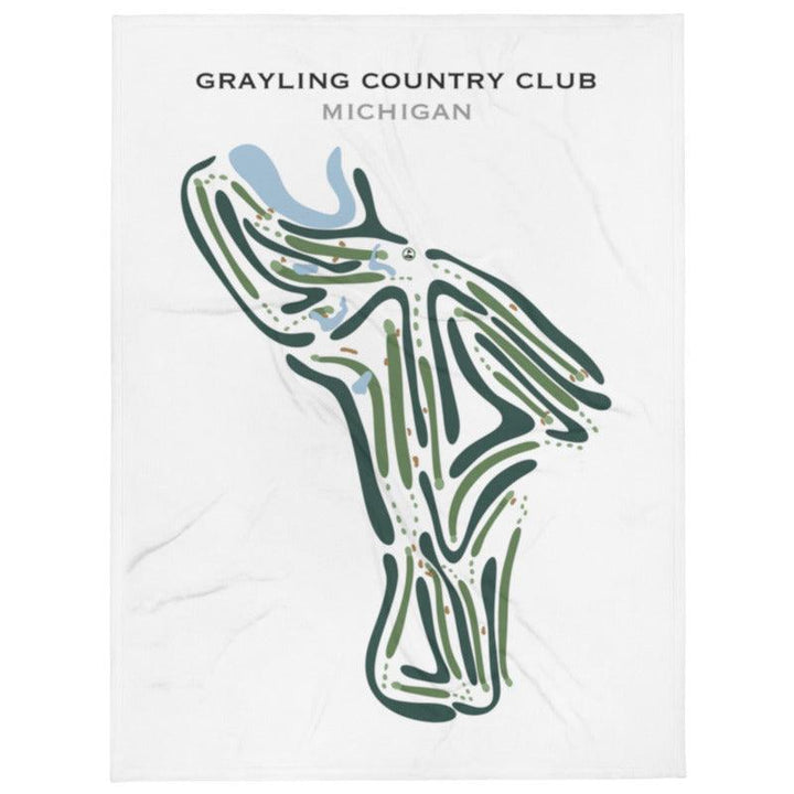 Grayling Country Club, Michigan - Printed Golf Courses - Golf Course Prints