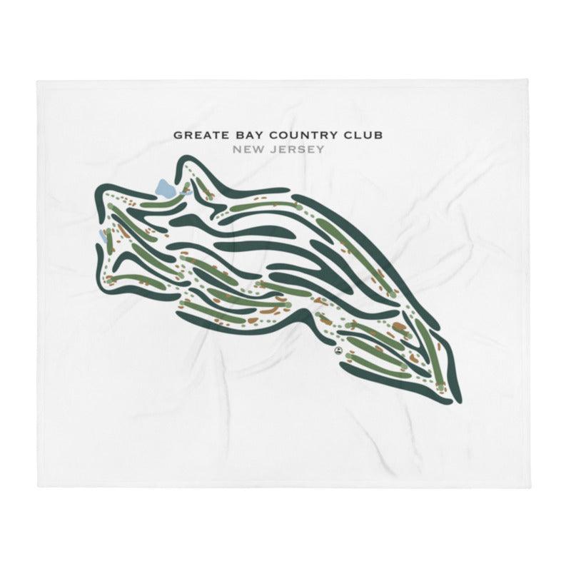 Greate Bay Country Club, New Jersey - Printed Golf Courses - Golf Course Prints