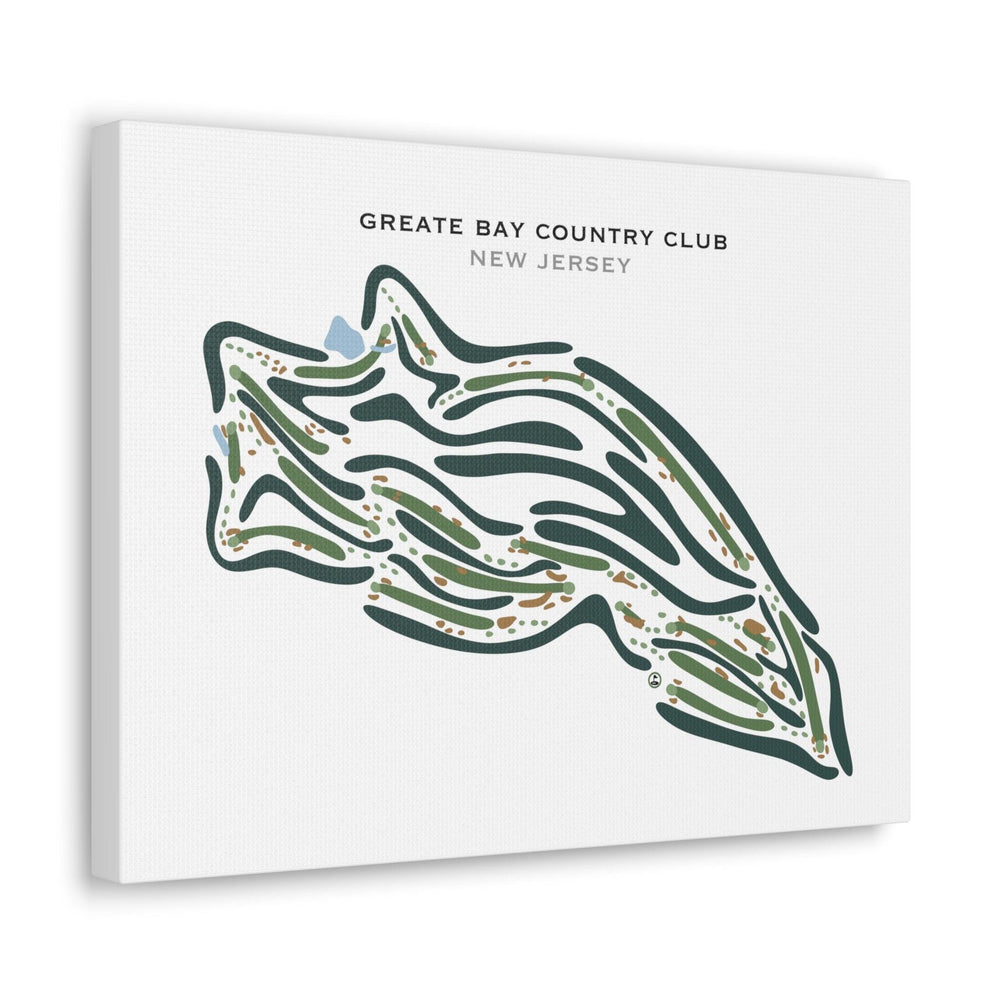 Greate Bay Country Club, New Jersey - Printed Golf Courses - Golf Course Prints