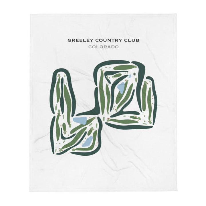 Greeley Country Club, Colorado - Printed Golf Courses - Golf Course Prints