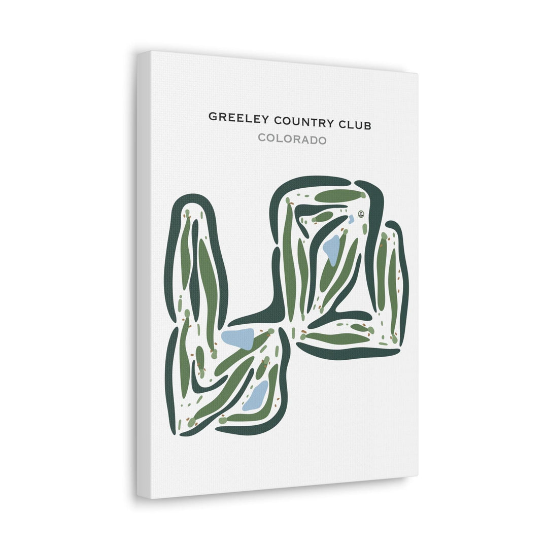 Greeley Country Club, Colorado - Printed Golf Courses - Golf Course Prints