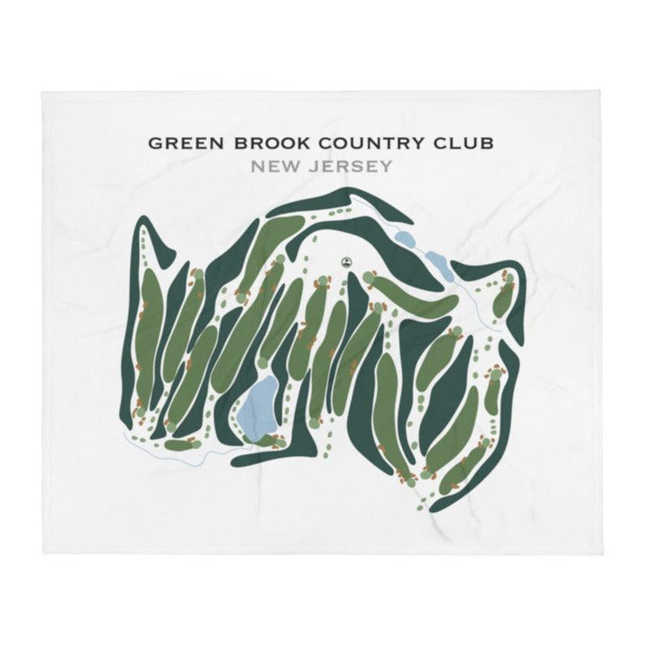 Green Brook Country Club, New Jersey - Printed Golf Courses - Golf Course Prints