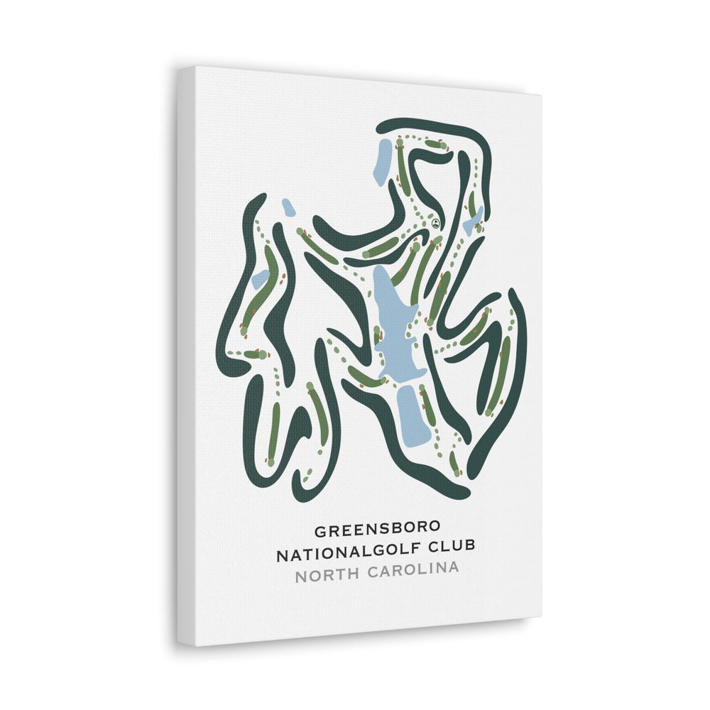 Greensboro National Golf Club, North Carolina - Printed Golf Courses - Golf Course Prints
