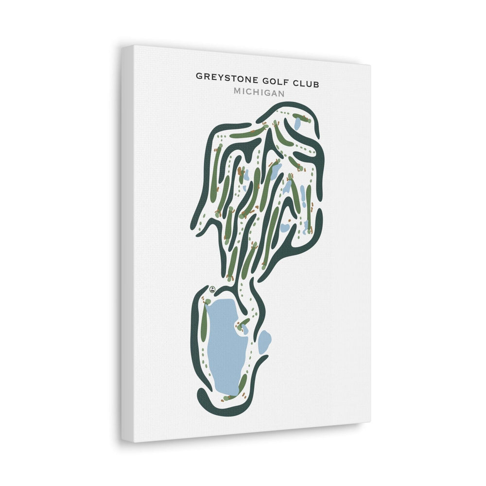 Greystone Golf Club, Michigan - Printed Golf Courses - Golf Course Prints