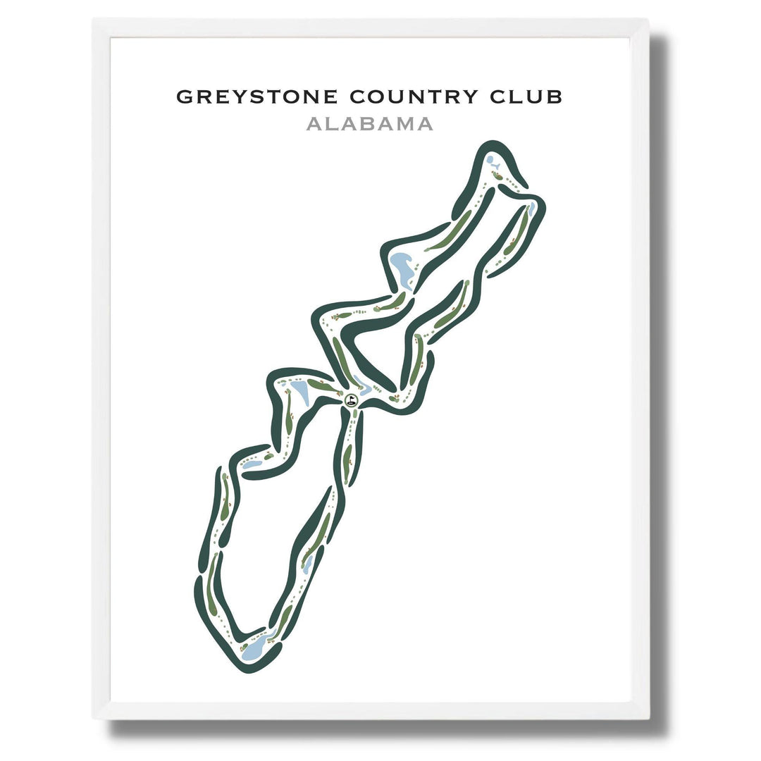 Greystone Country Club, Alabama - Printed Golf Courses - Golf Course Prints