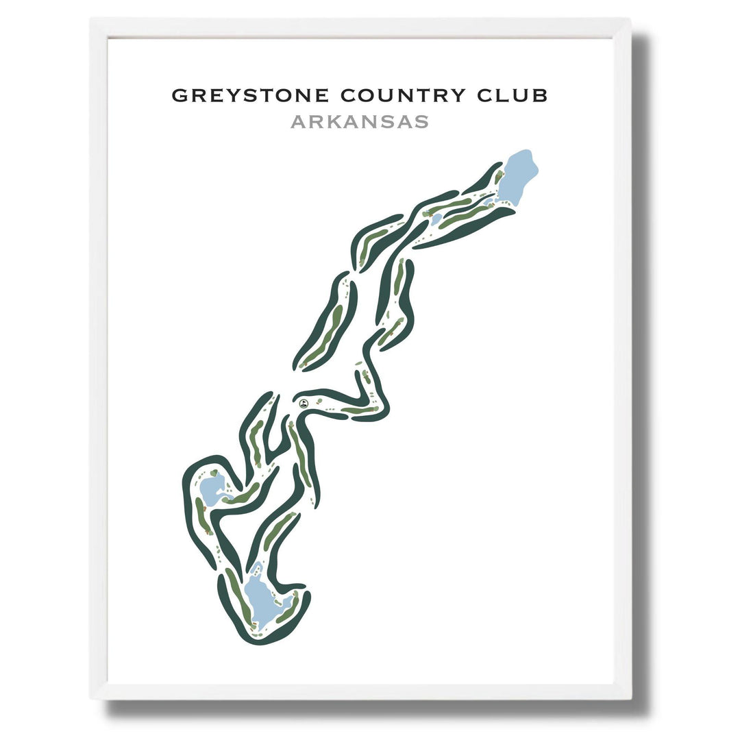 Greystone Country Club, Arkansas - Printed Golf Courses - Golf Course Prints