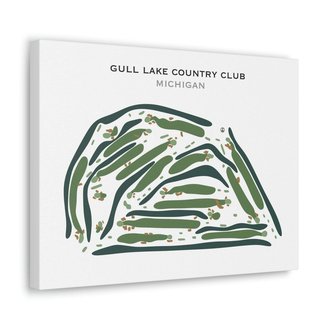 Gull Lake Country Club, Michigan - Printed Golf Courses - Golf Course Prints