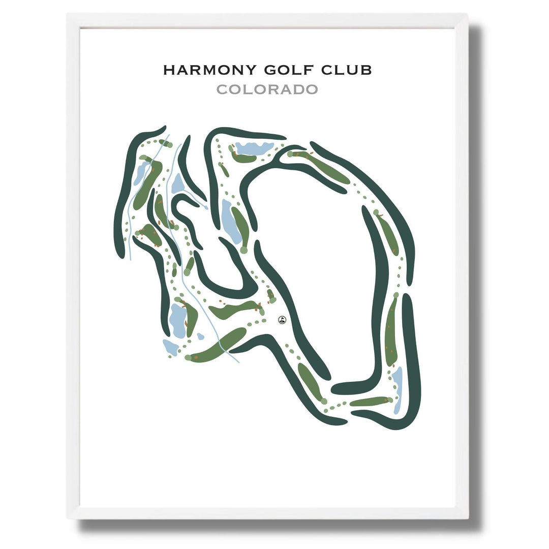 Harmony Golf Club, Colorado - Printed Golf Courses - Golf Course Prints