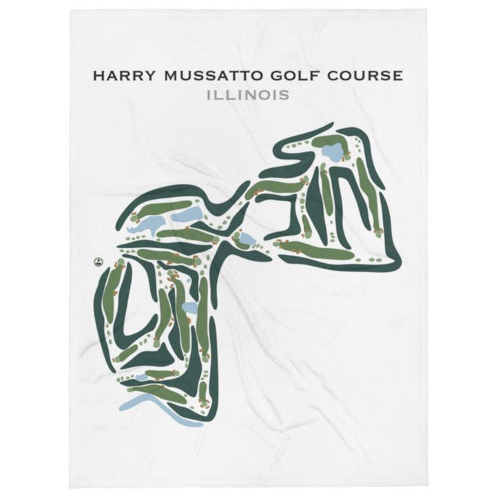 Harry Mussatto Golf Course, Illinois - Printed Golf Courses - Golf Course Prints