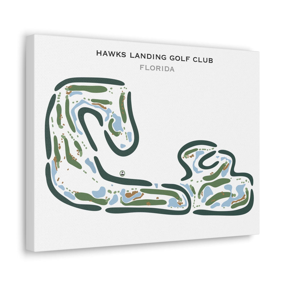 Hawks Landing Golf Club, Florida - Printed Golf Courses - Golf Course Prints