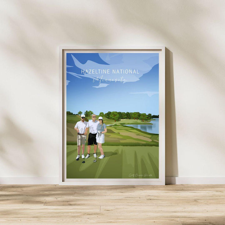 Hazeltine National Golf Club, Minnesota - Signature Designs - Golf Course Prints