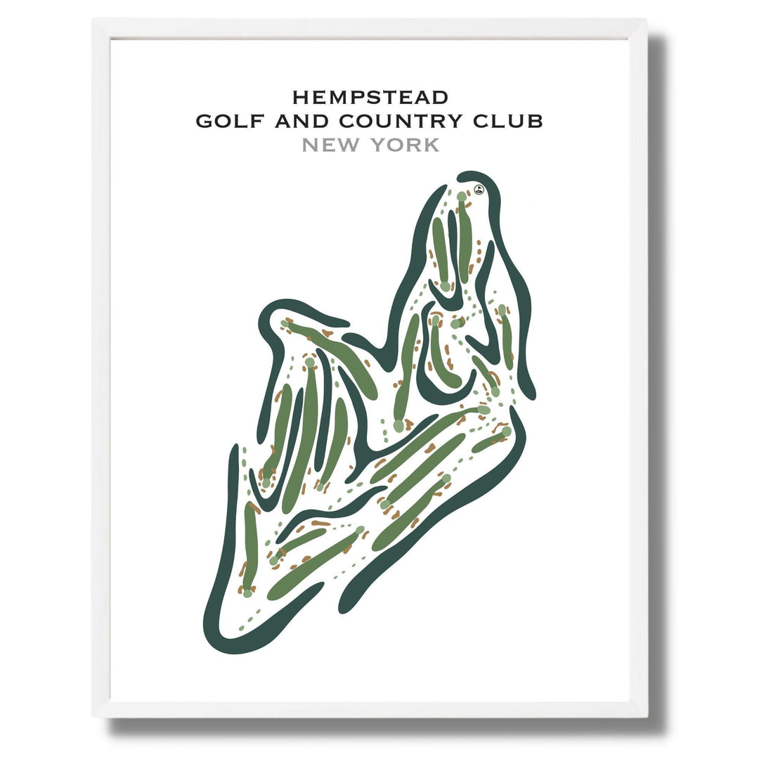 Hempstead Golf & Country Club, New York - Printed Golf Courses - Golf Course Prints