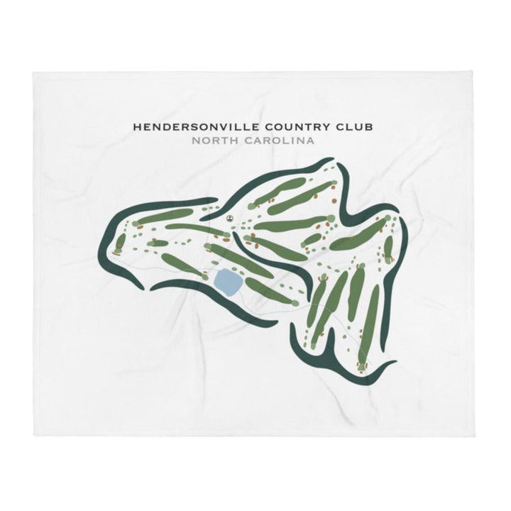 Hendersonville Country Club, North Carolina - Printed Golf Courses - Golf Course Prints