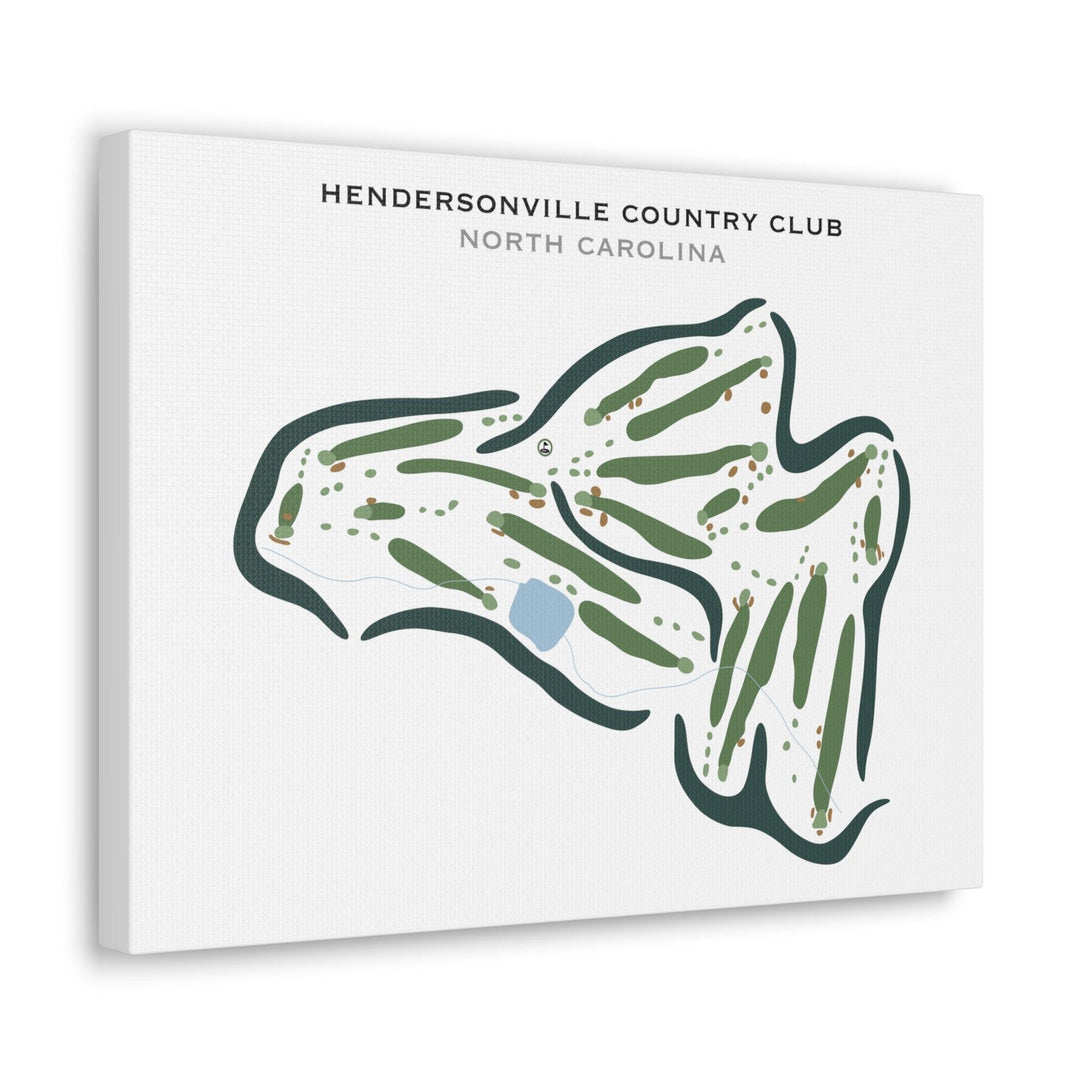 Hendersonville Country Club, North Carolina - Printed Golf Courses - Golf Course Prints