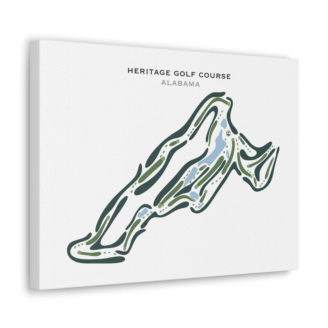 Heritage Golf Course, Alabama - Printed Golf Courses - Golf Course Prints