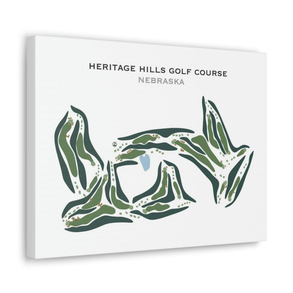 Heritage Hills Golf Course, Nebraska - Printed Golf Courses - Golf Course Prints
