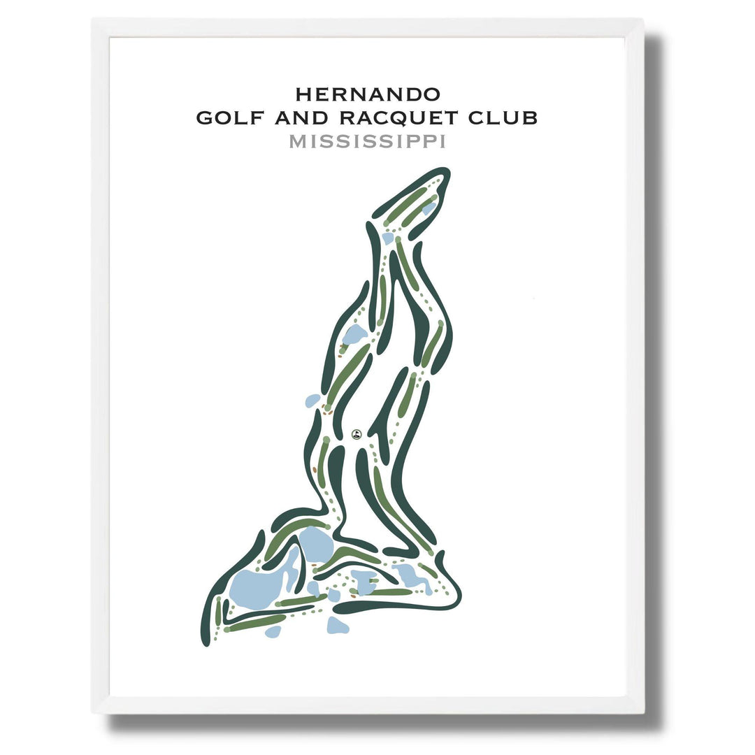 Hernando Golf & Racquet Club, Mississippi - Printed Golf Courses - Golf Course Prints