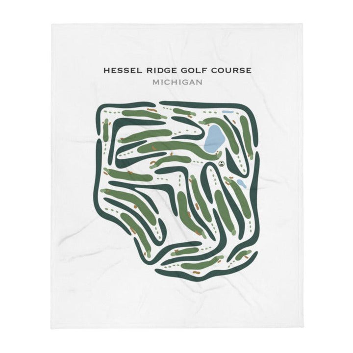 Hessel Ridge Golf Course, Michigan - Printed Golf Courses - Golf Course Prints