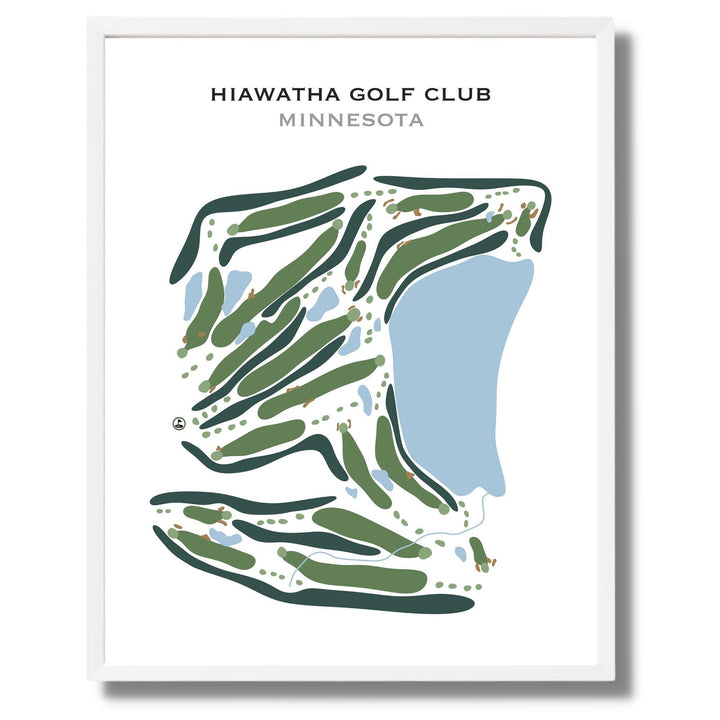 Hiawatha Golf Club, Minnesota - Printed Golf Courses - Golf Course Prints