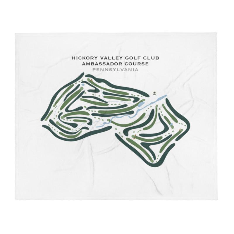 Hickory Valley Golf Club Ambassador Course, Pennsylvania - Printed Golf Courses - Golf Course Prints