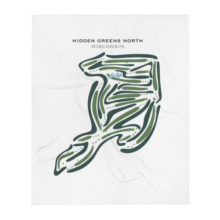 Hidden Greens North, Wisconsin - Printed Golf Courses - Golf Course Prints