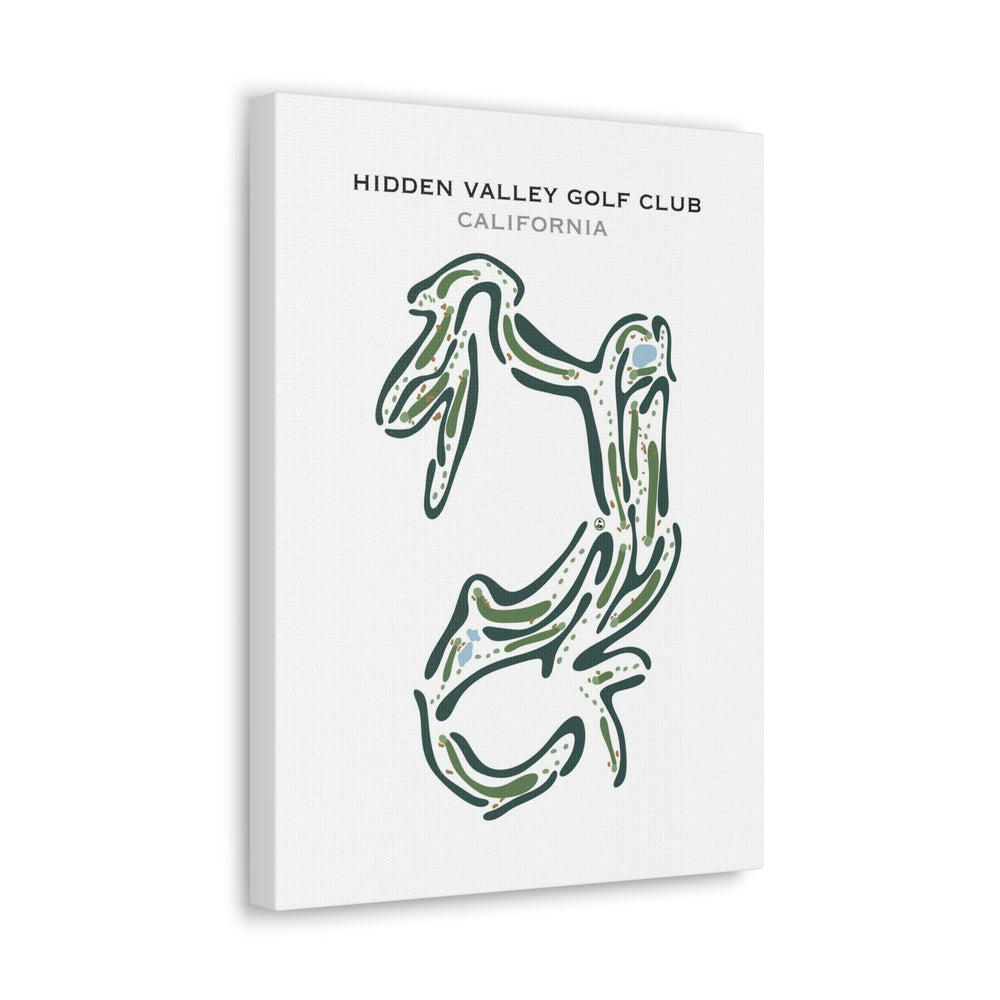 Hidden Valley Golf Club, California - Printed Golf Courses - Golf Course Prints