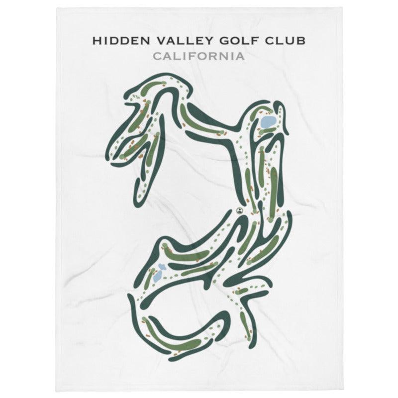 Hidden Valley Golf Club, California - Printed Golf Courses - Golf Course Prints