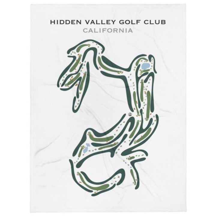 Hidden Valley Golf Club, California - Printed Golf Courses - Golf Course Prints