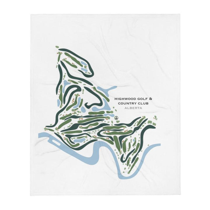Highwood Golf & Country Club, Alberta - Printed Golf Courses - Golf Course Prints