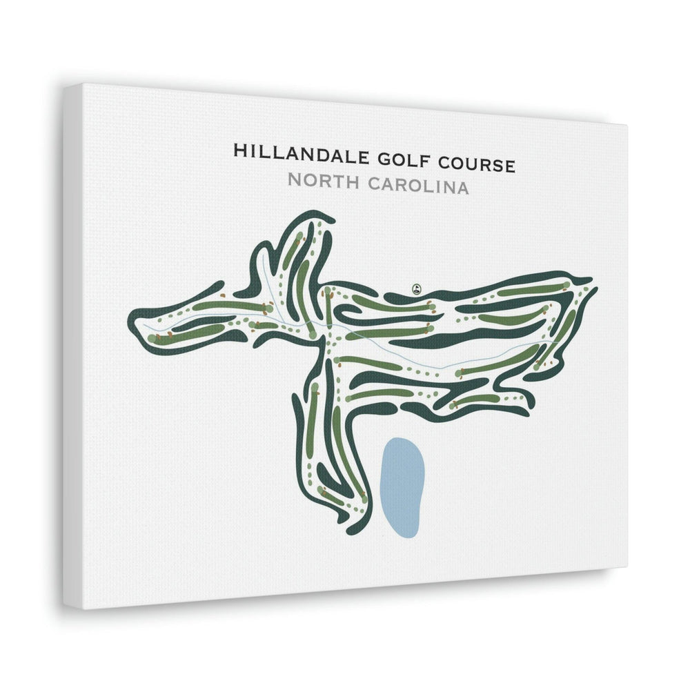 Hillandale Golf Course, North Carolina - Printed Golf Courses - Golf Course Prints