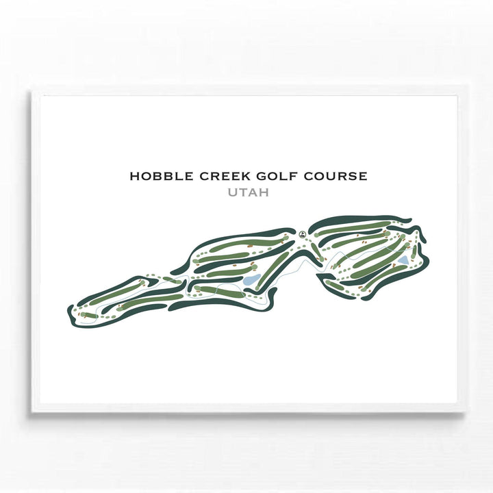 Hobble Creek Golf Course, Utah - Printed Golf Courses - Golf Course Prints