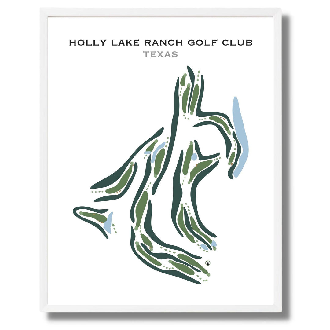 Holly Lake Ranch Golf Course, Texas - Printed Golf Courses - Golf Course Prints