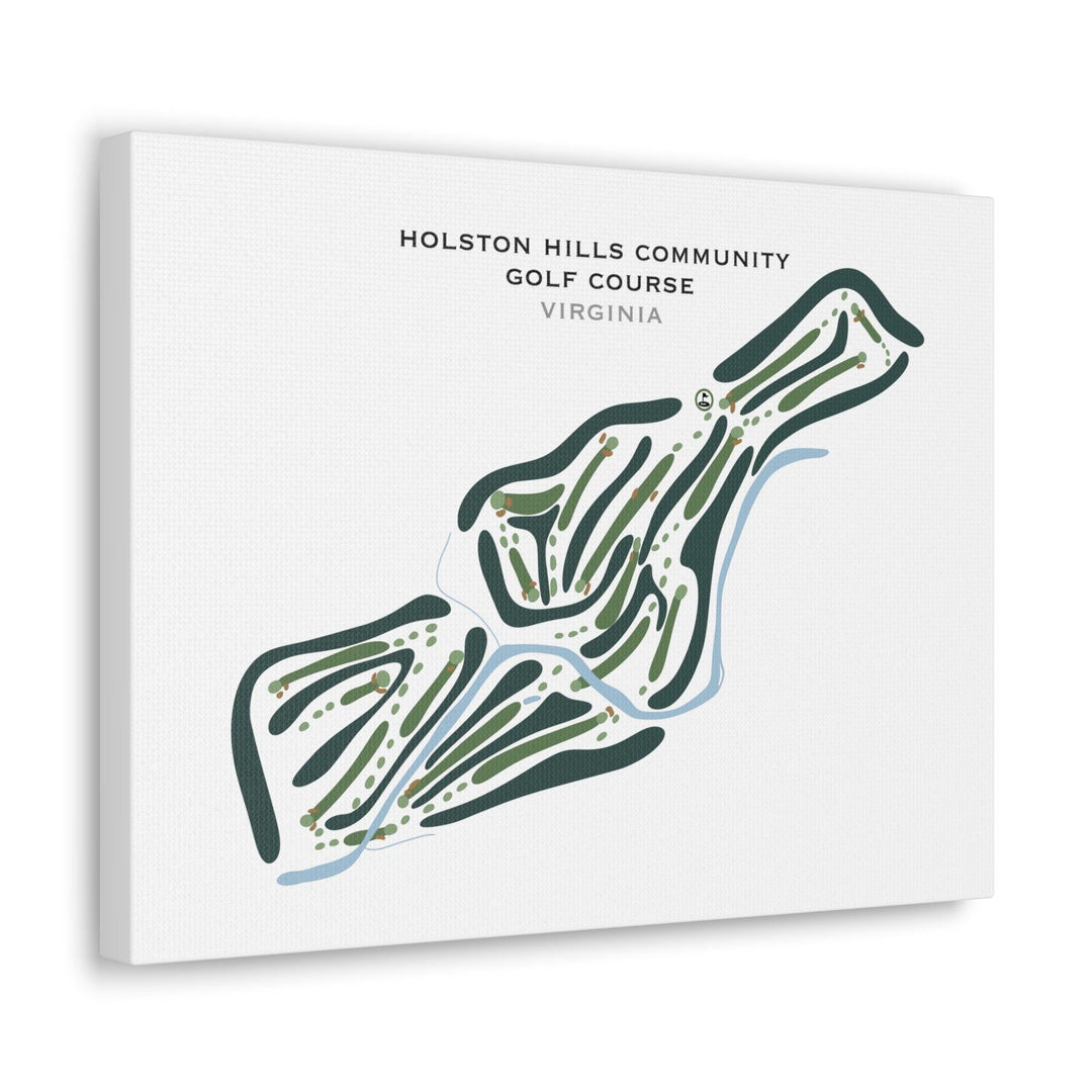 Holston Hills Community Golf Course, Virginia - Printed Golf Courses - Golf Course Prints