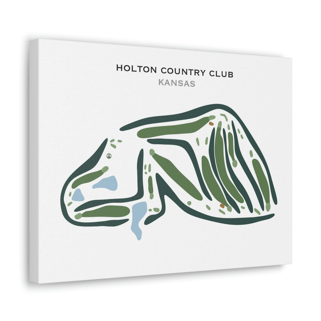 Holton Country Club, Kansas - Printed Golf Courses - Golf Course Prints