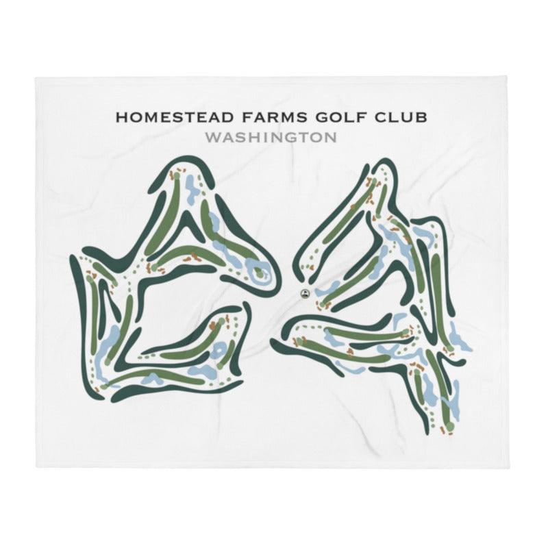 Homestead Farms Golf Club, Washington - Printed Golf Courses - Golf Course Prints