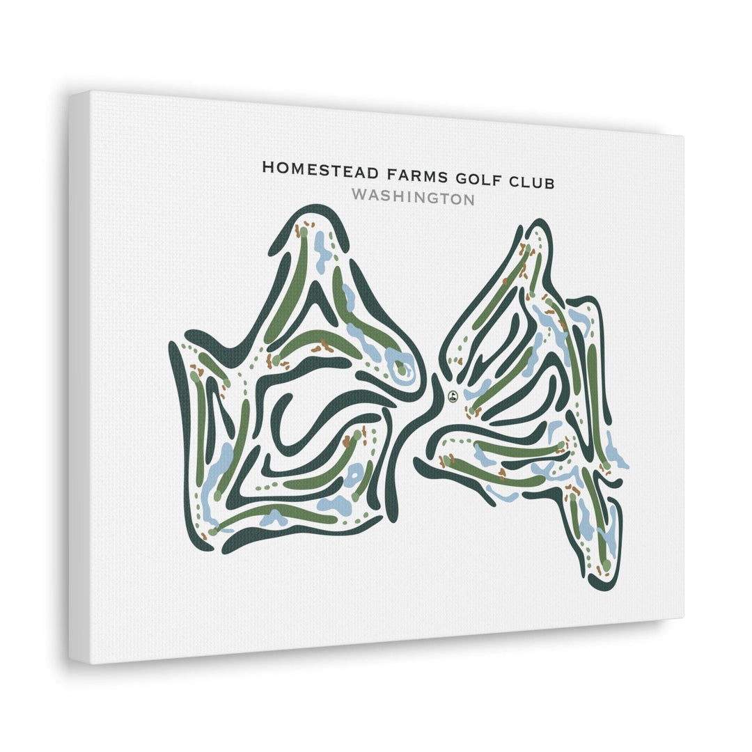 Homestead Farms Golf Club, Washington - Printed Golf Courses - Golf Course Prints