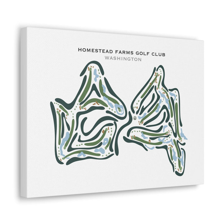 Homestead Farms Golf Club, Washington - Printed Golf Courses - Golf Course Prints