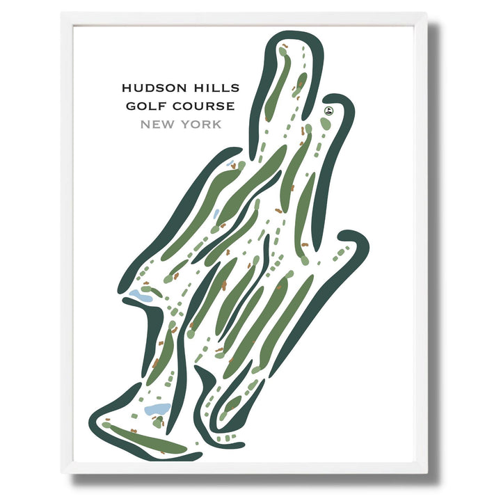 Hudson Hills Golf Course, New York - Printed Golf Courses - Golf Course Prints