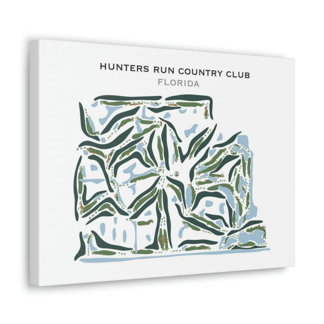 Hunters Run Country Club, Florida - Printed Golf Courses - Golf Course Prints