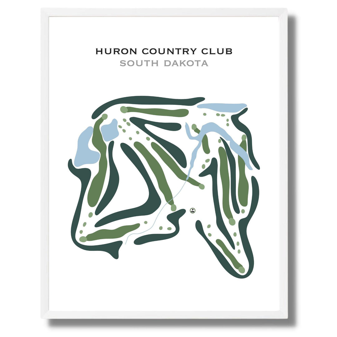 Huron Country Club, South Dakota - Printed Golf Courses - Golf Course Prints