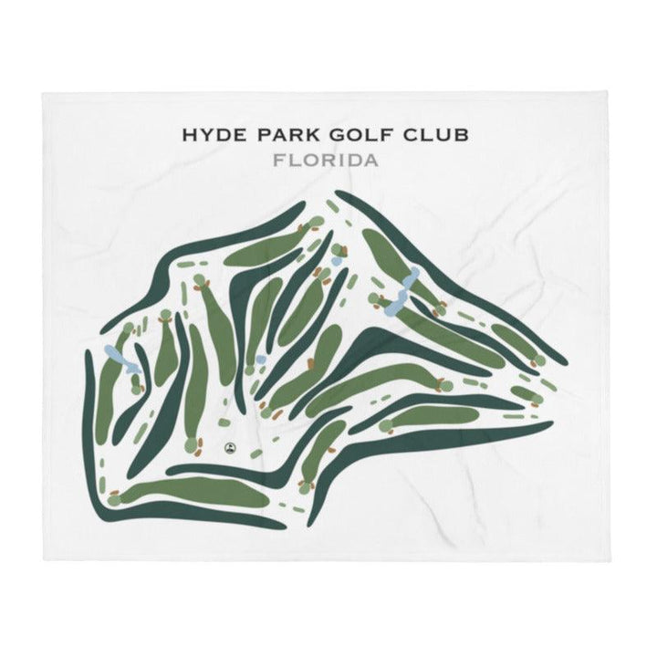 Hyde Park Golf Club, Florida - Printed Golf Courses - Golf Course Prints