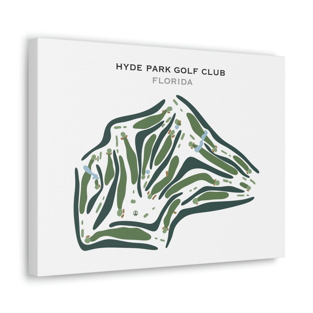 Hyde Park Golf Club, Florida - Printed Golf Courses - Golf Course Prints