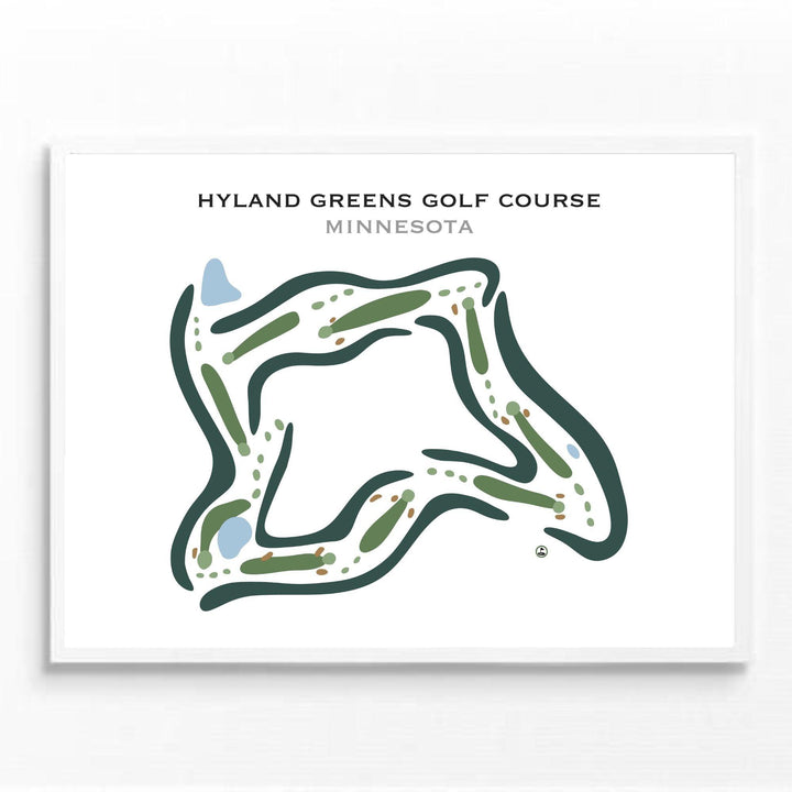 Hyland Greens Golf Course, Minnesota - Printed Golf Courses - Golf Course Prints
