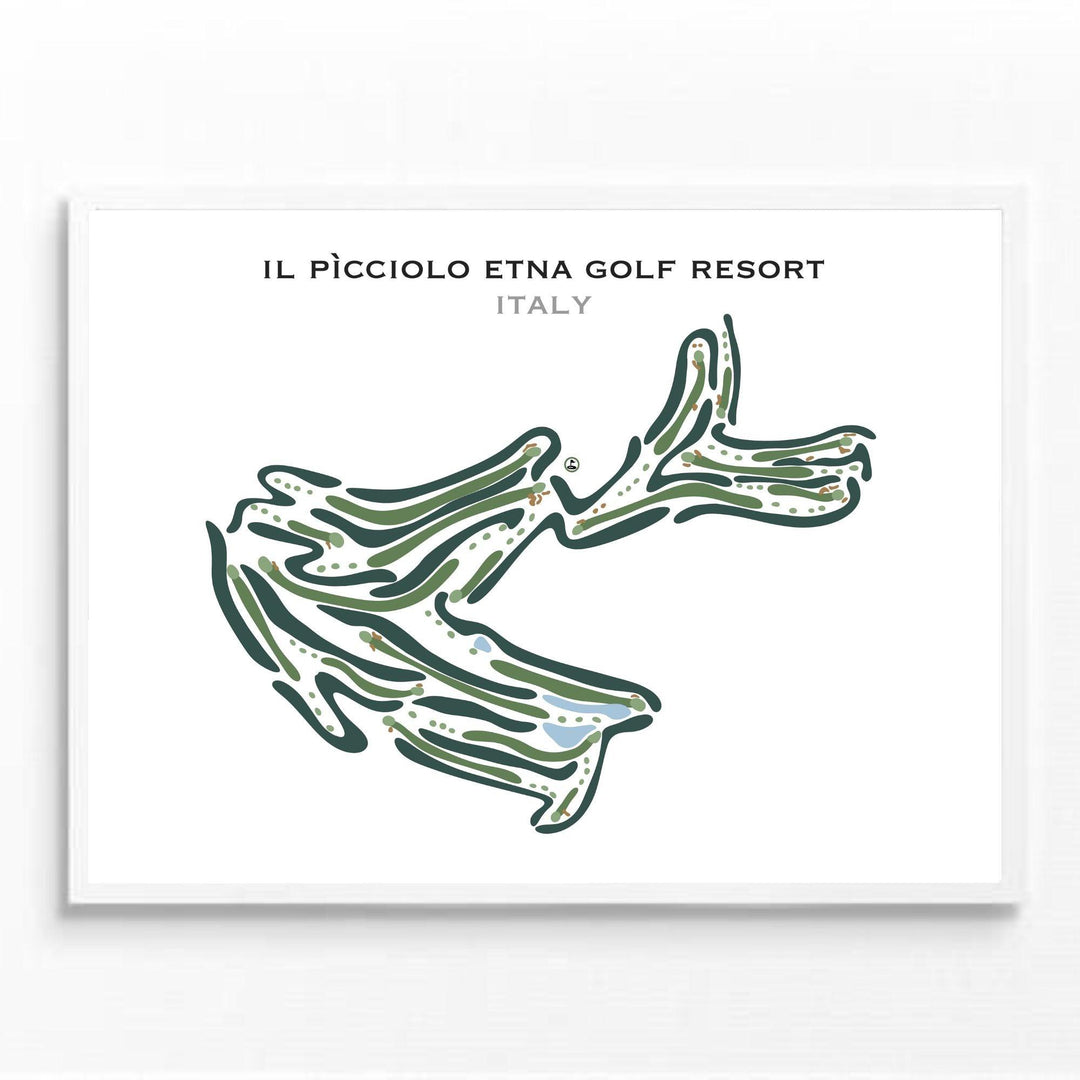 Il Picciolo Etna Golf Resort, Italy - Printed Golf Courses - Golf Course Prints