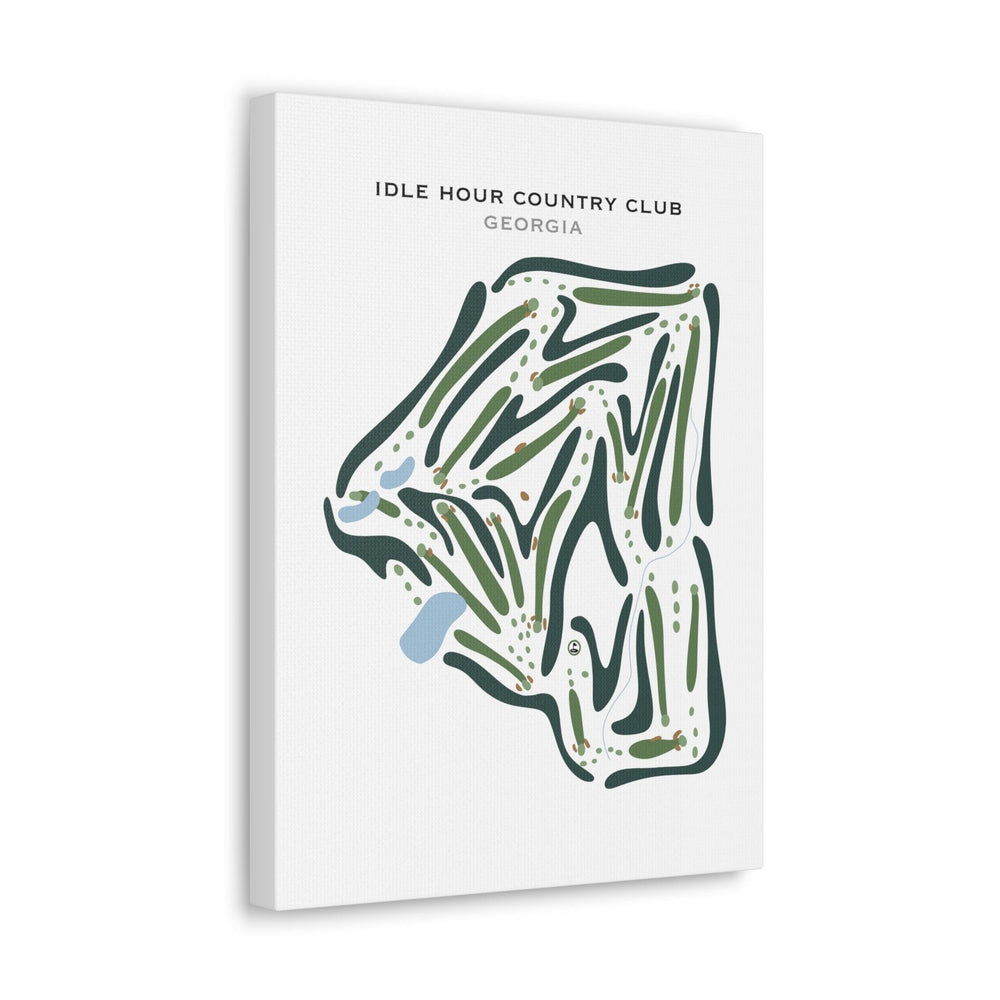Idle Hour Country Club, Georgia - Printed Golf Courses - Golf Course Prints