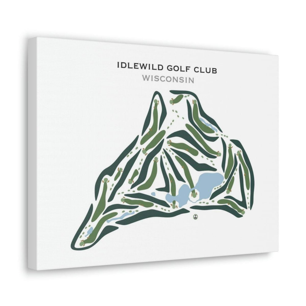 Idlewild Golf Club, Wisconsin - Printed Golf Courses - Golf Course Prints