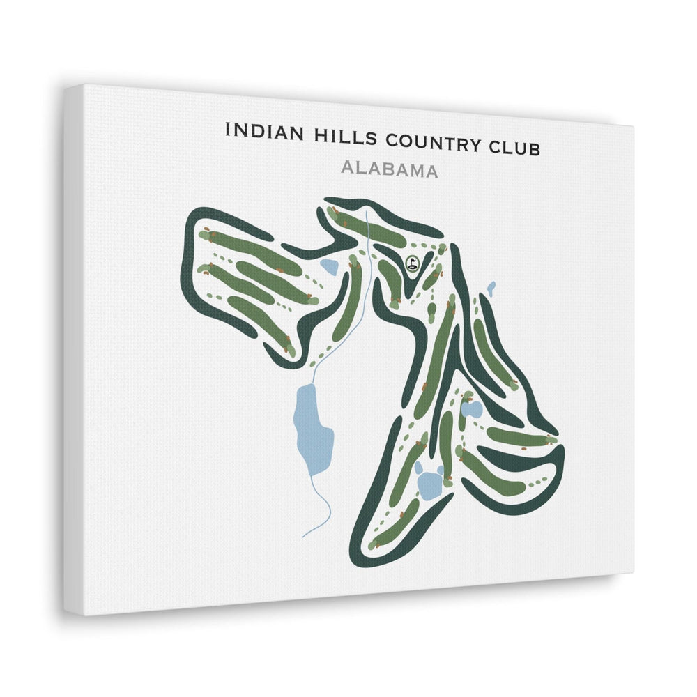 Indian Hills Country Club, Alabama - Printed Golf Courses - Golf Course Prints