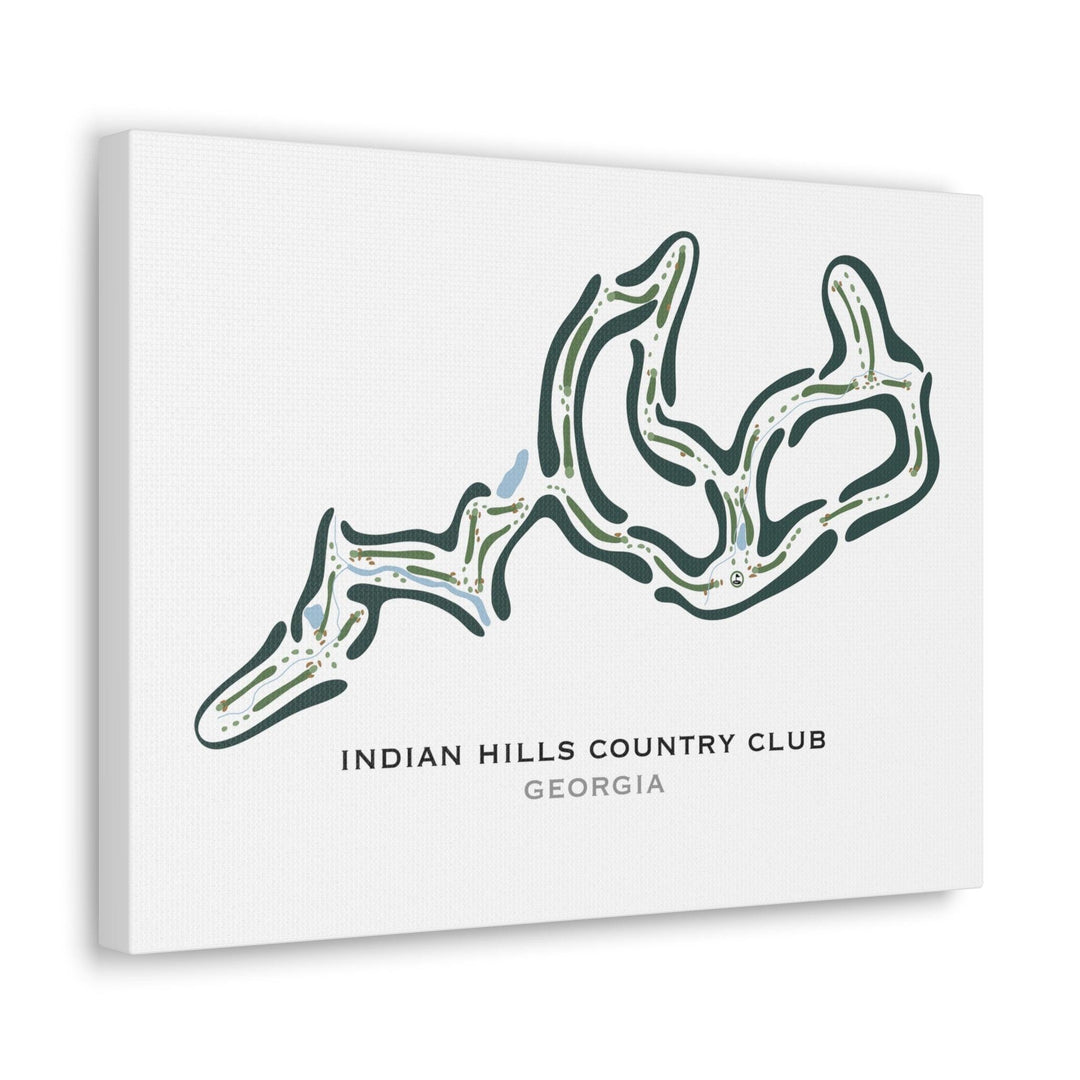 Indian Hills Country Club, Georgia - Printed Golf Courses - Golf Course Prints